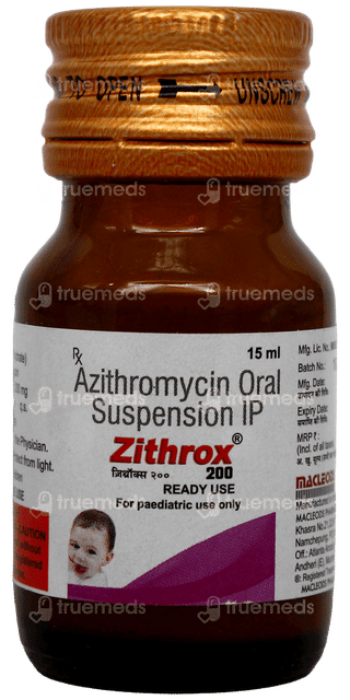 Zithrox 200 Suspension 15Ml